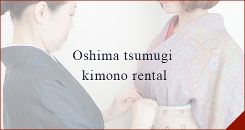 Oshima tsumugi kimono rental